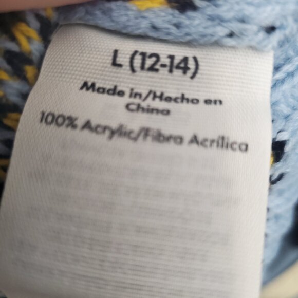 Stranger Things Erica Sinclair Blue Scottie Dog Sweater Juniors Size L - Picture 4 of 6